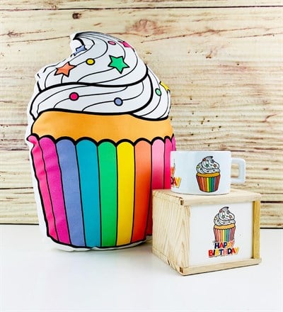 Cupcake Tasarım Doğum Günü Seti