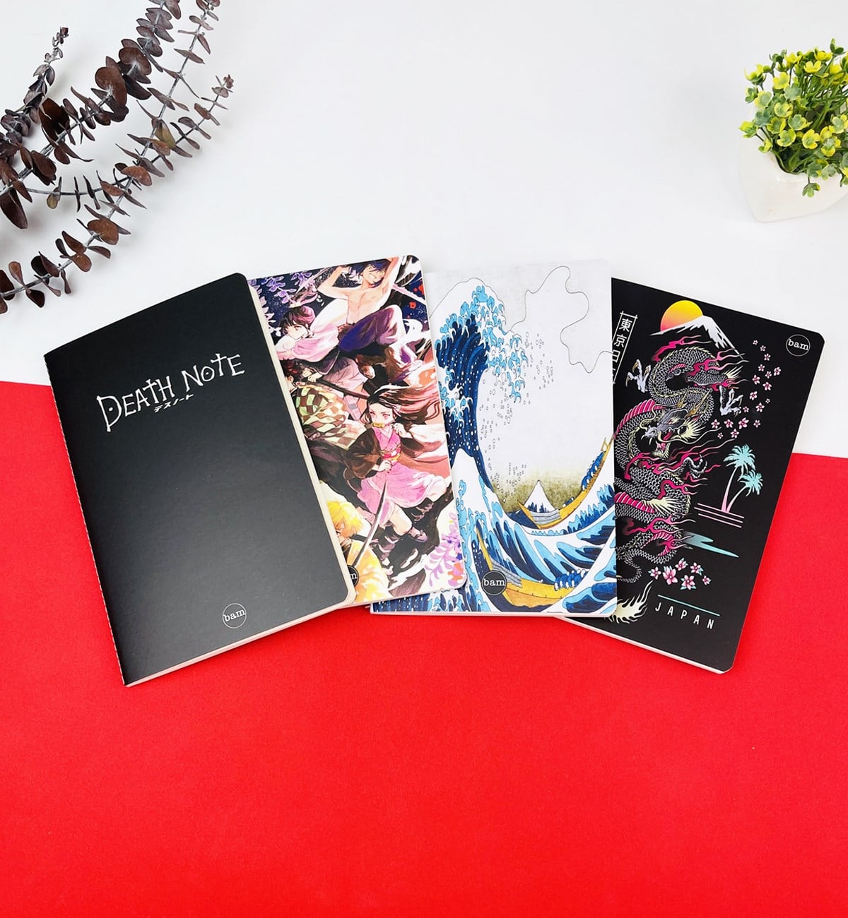 Anime Serisi 4'lü Dikişli Defter SetigiftmodaGmd100213