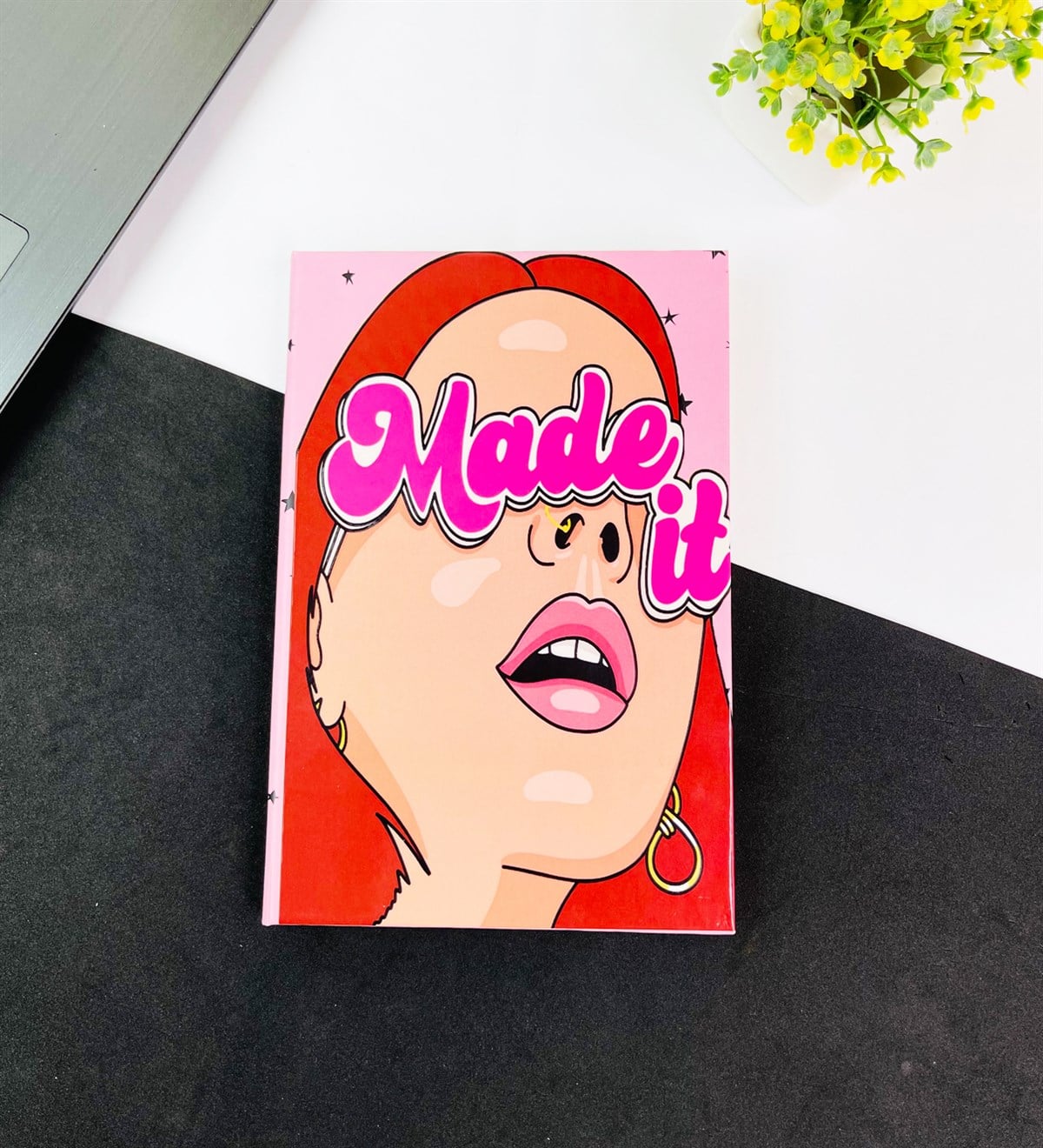 Made It Tasarımlı Lastikli DeftergiftmodaGmd100592