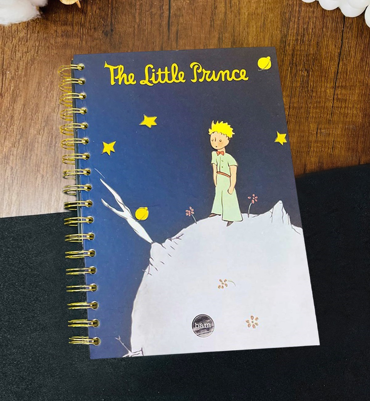 Küçük Prens Tasarımlı Çizgili Spiralli DeftergiftmodaGmd100261
