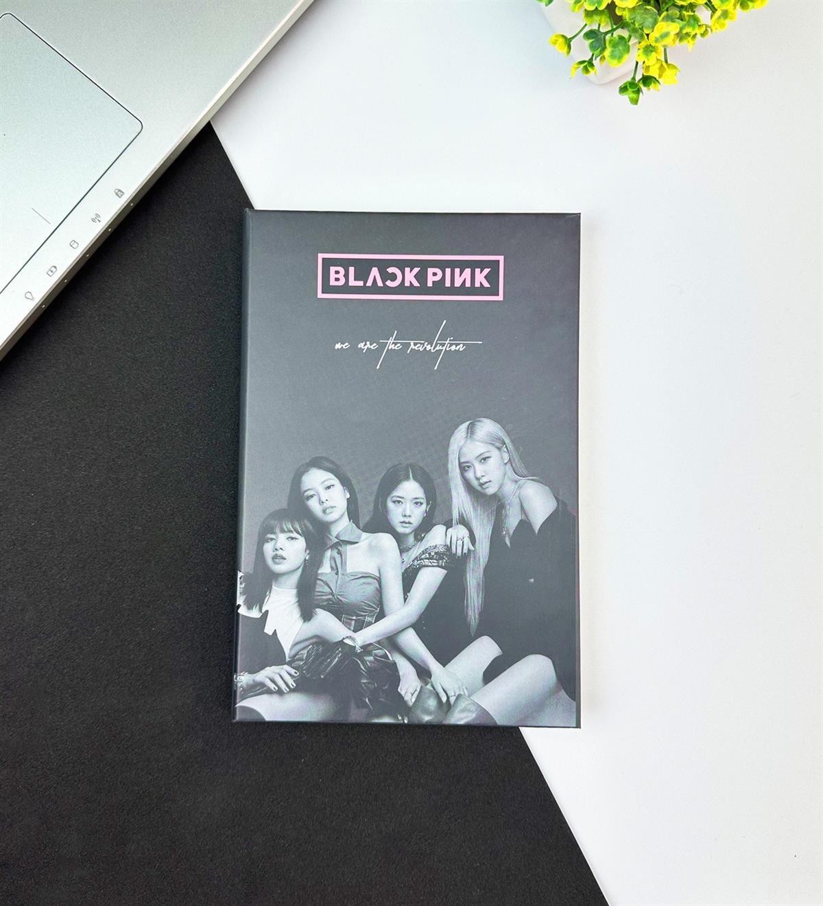 Black Pink Team Tasarımlı Lastikli DeftergiftmodaGMD0001-33	