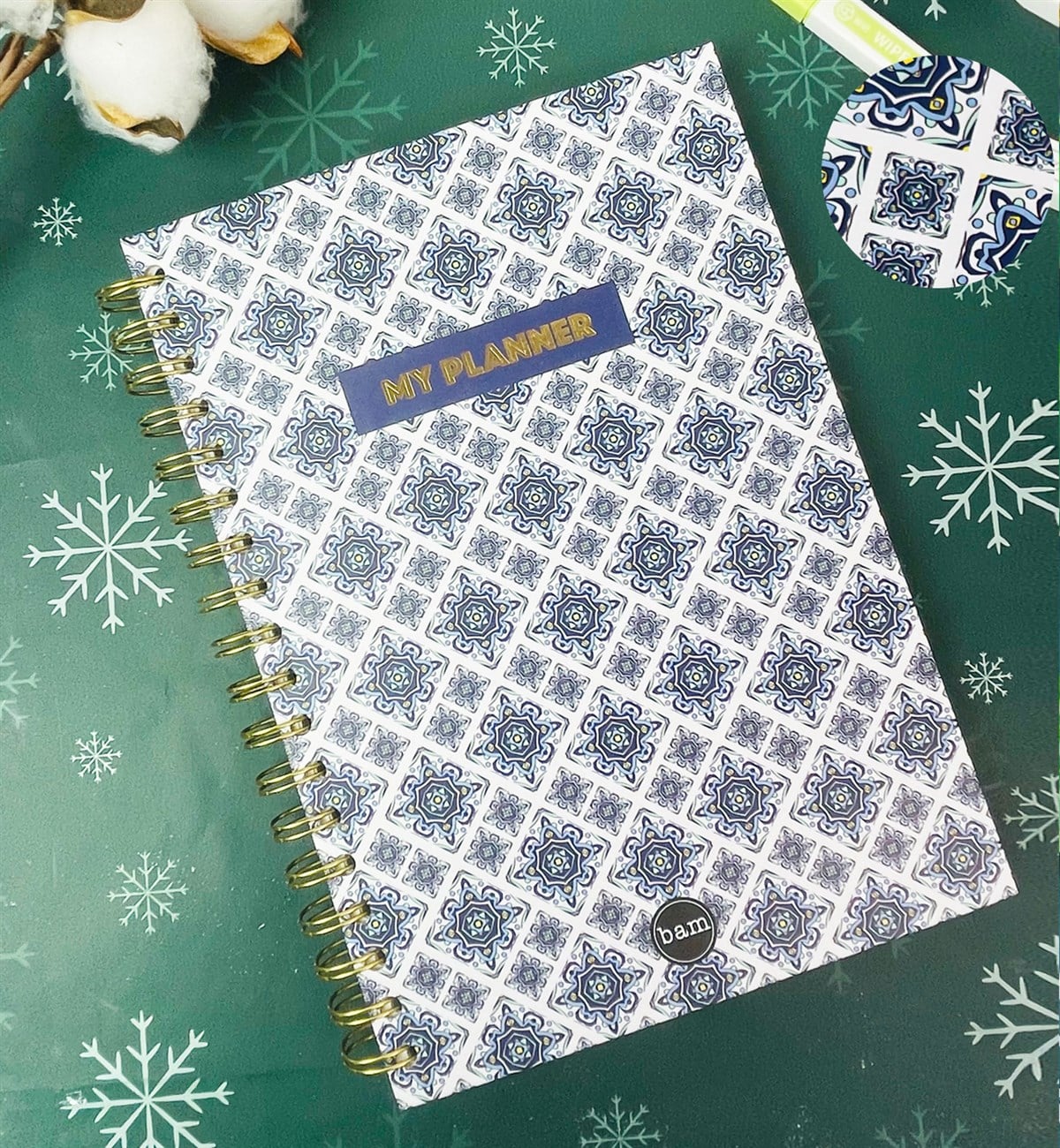 Etnik Desenli Konuşan Ajanda	giftmodaGmd100157