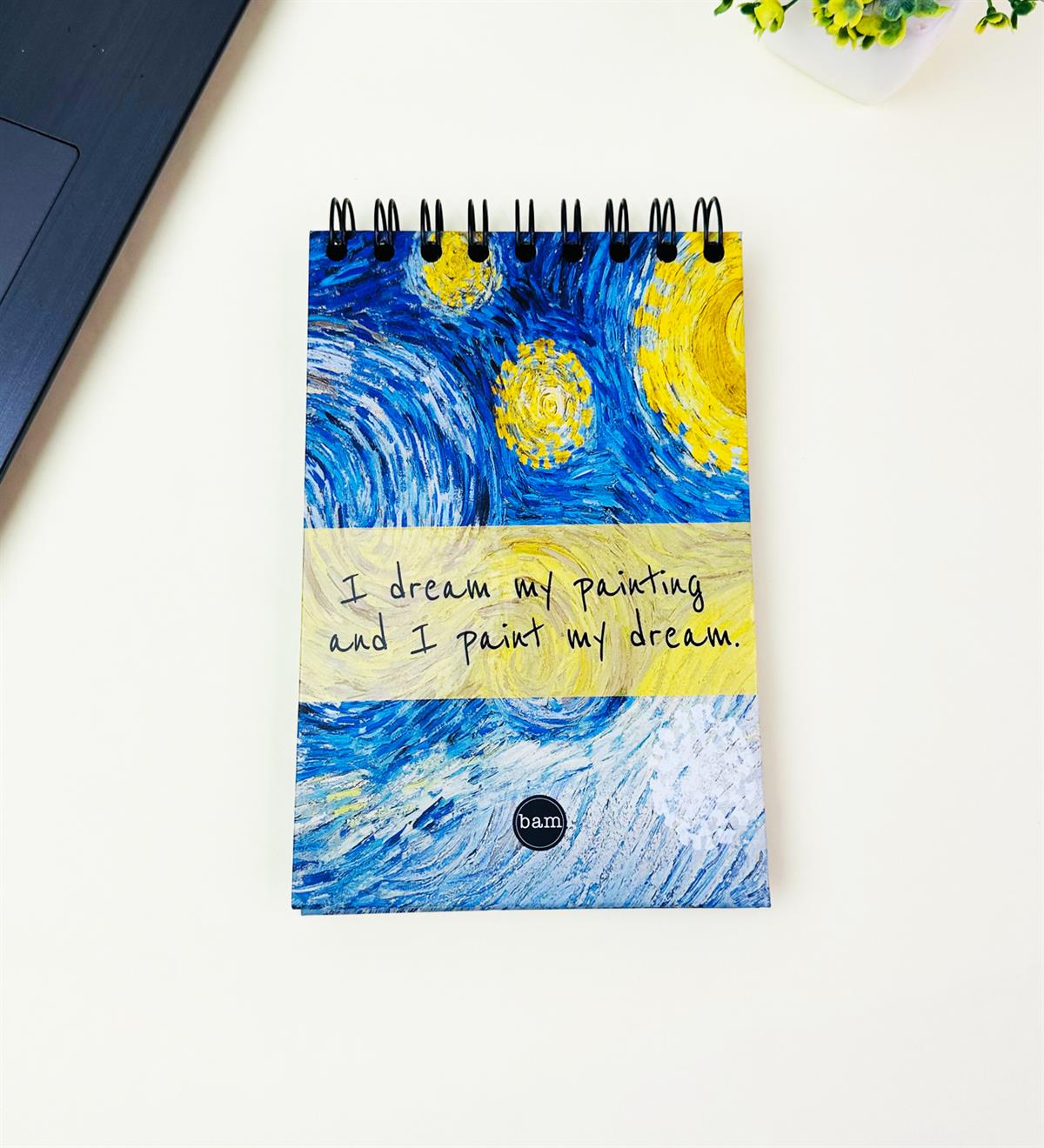 17x12Cm Sketch Book - Eskiz Defteri - Siyah Sayfa - 120 Gr - 64 YaprakgiftmodaBam-3002-1-Yıldızlı-Gece