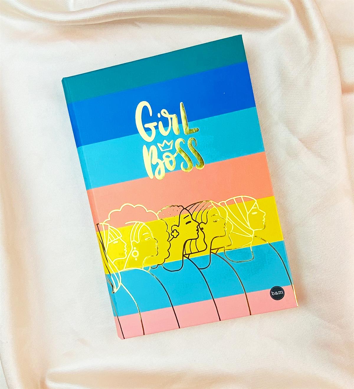 Girl Boss Tasarımlı Lastikli DeftergiftmodaGMD0001-34	