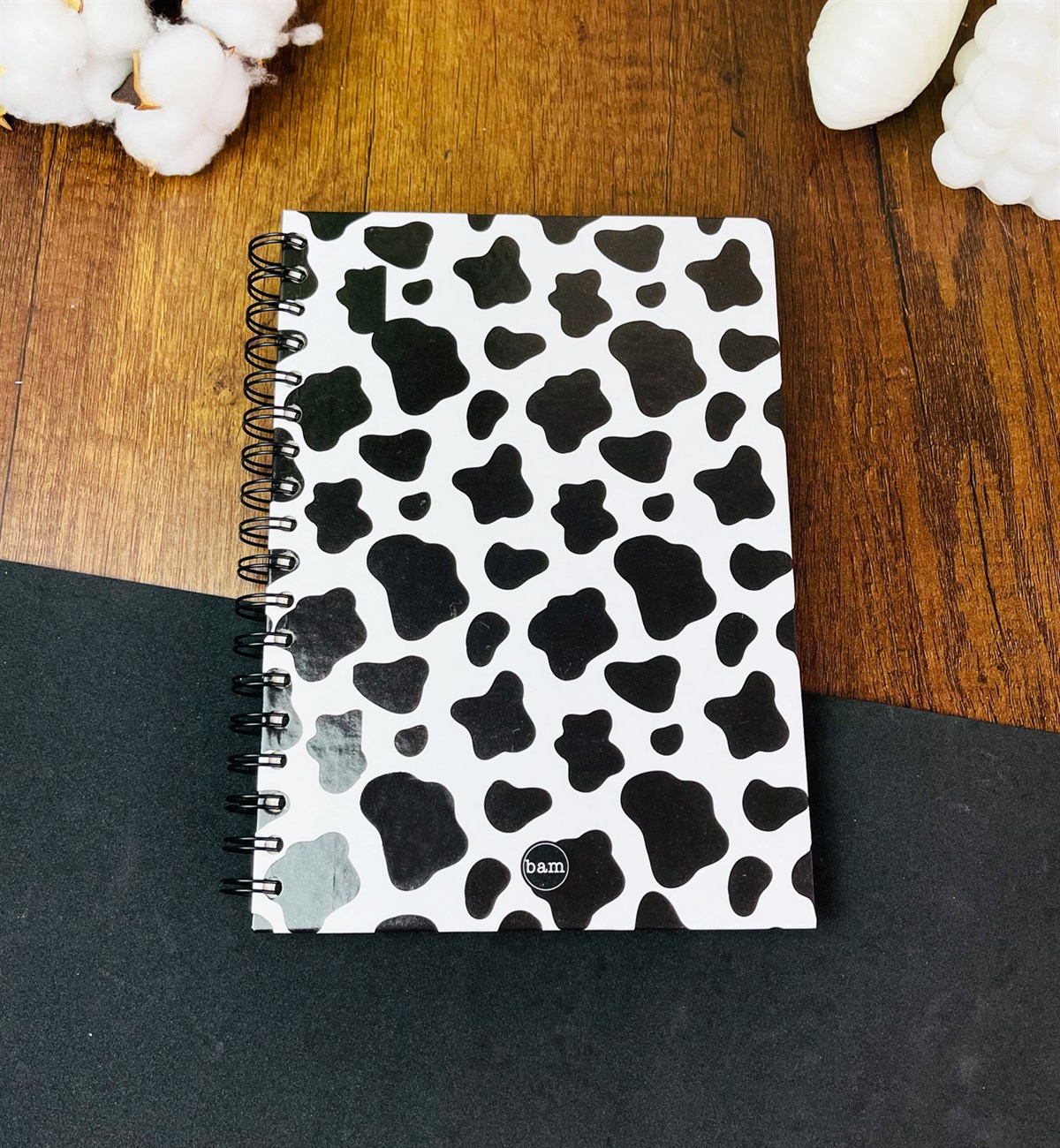 İnek Tasarımlı Spiralli DeftergiftmodaGmd100187