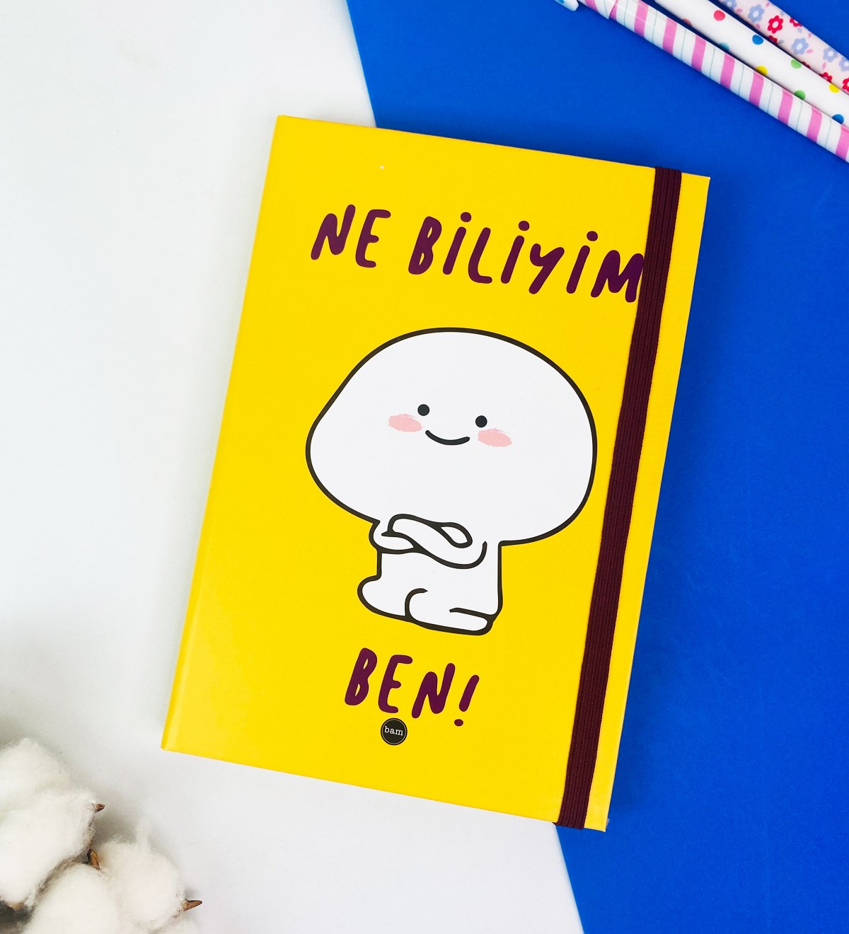 Ne Biliyim Ben Tasarımlı Lastikli DeftergiftmodaGmd100310