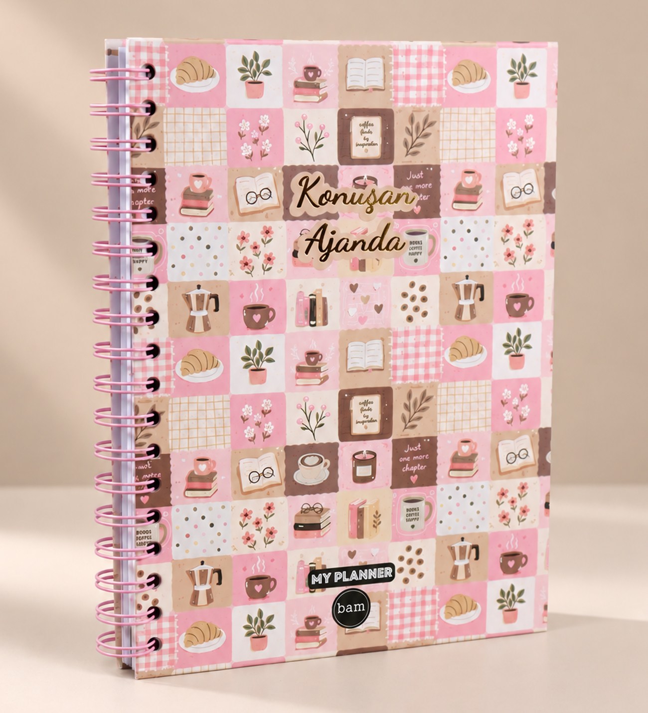 Kitap Kahve Konuşan AjandagiftmodaBAM-1321-3