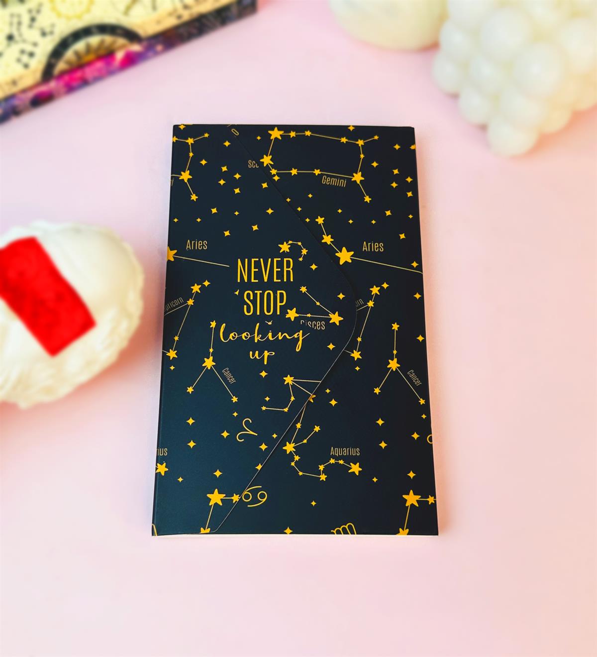 Yıldız Haritası  Tasarımlı Zarf DefftergiftmodaBAM-1020-7