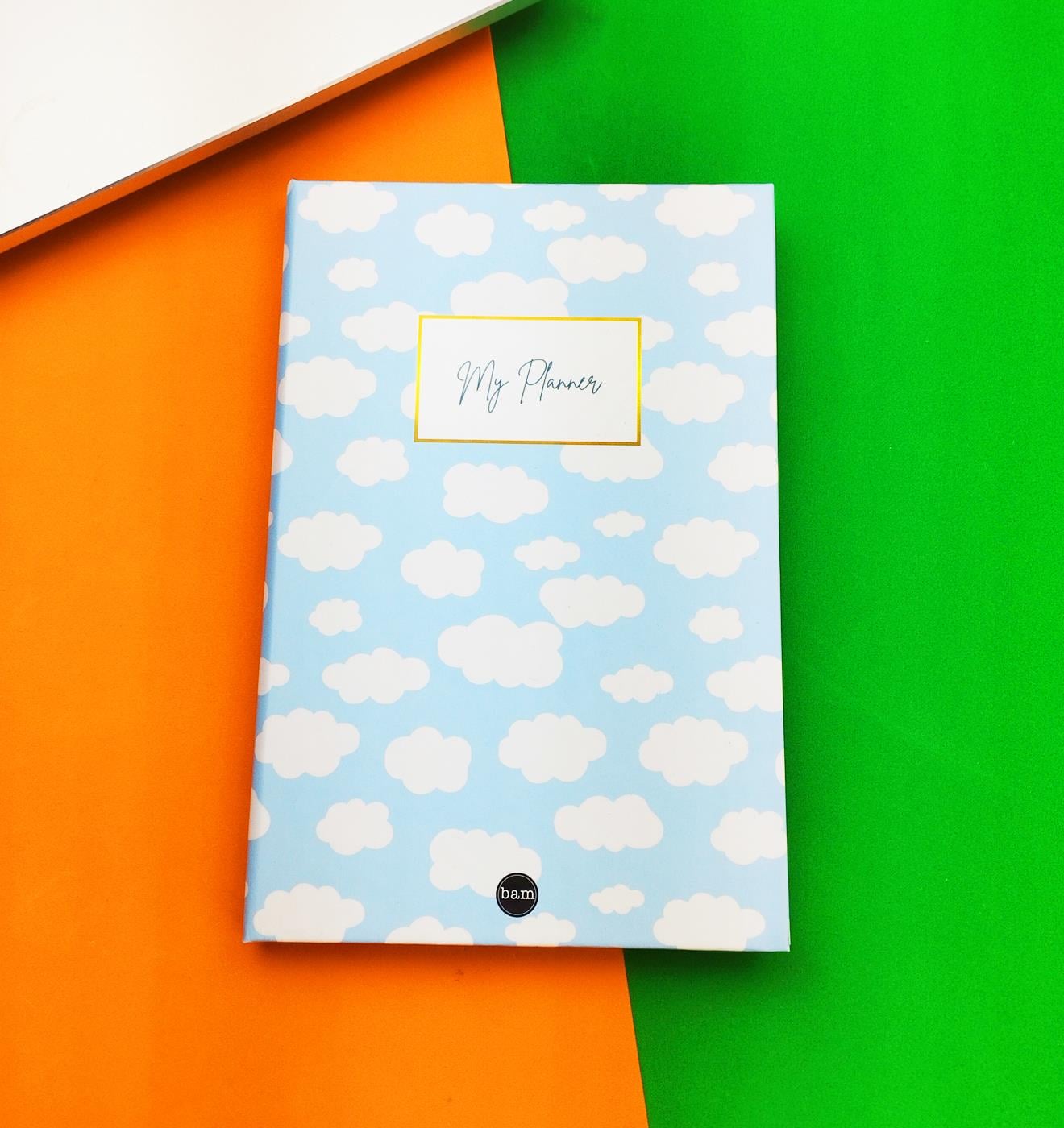 Bulut My Planner Tasarımlı Lastikli DeftergiftmodaBAM-1207	