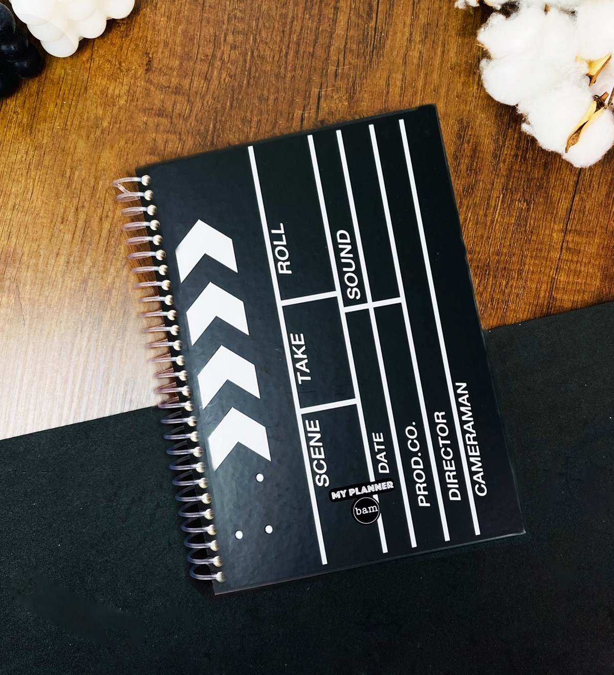 Klaket Tasarımlı Spiralli DeftergiftmodaGmd100409