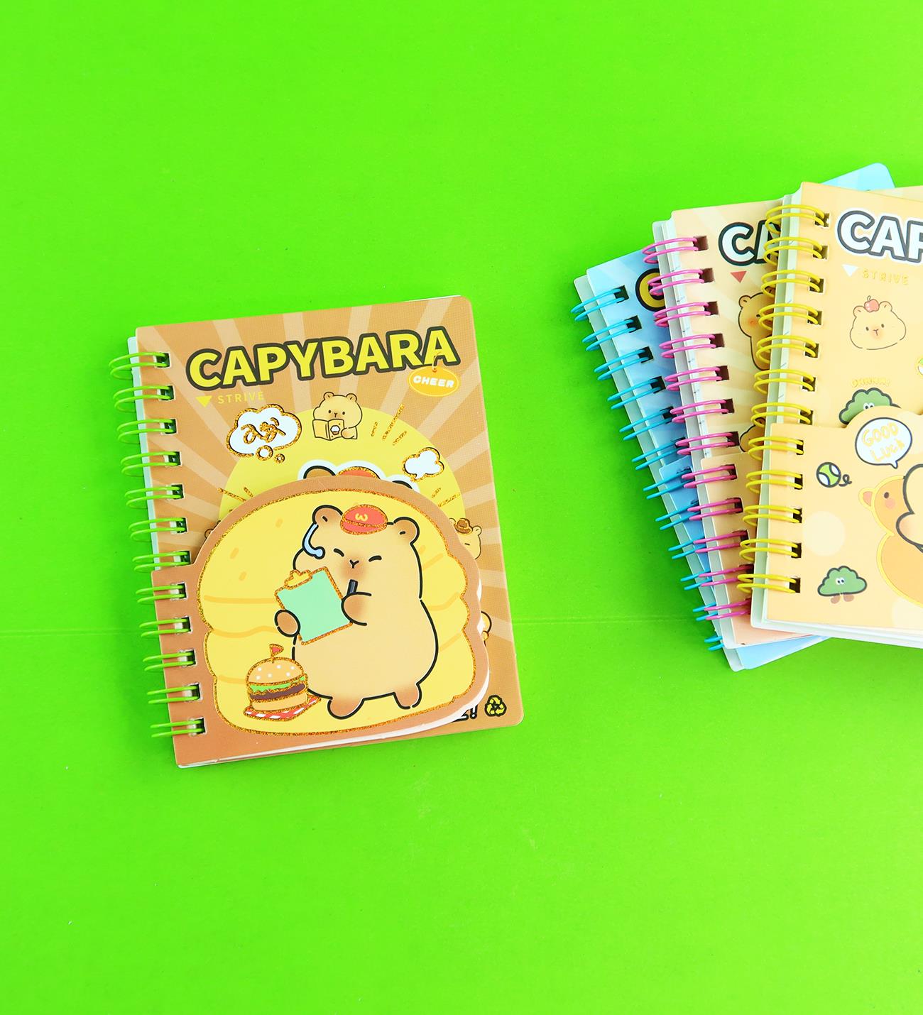 Capybara Spiral Çizgili DeftergiftmodaBM-1880
