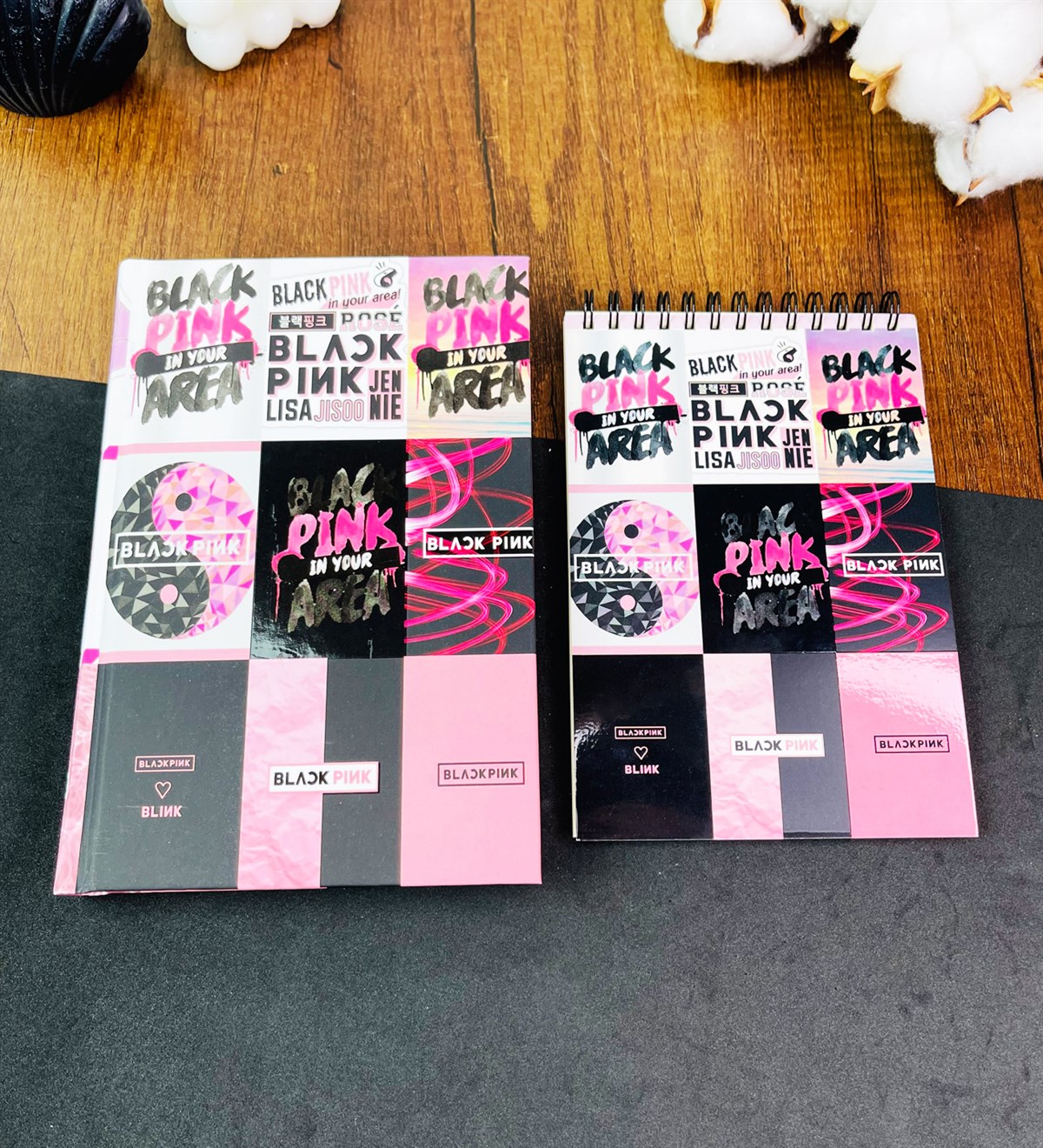 Black Pink Kalın Kitap Görünümlü Defter Ve Sketch BookgiftmodaGmhs101818