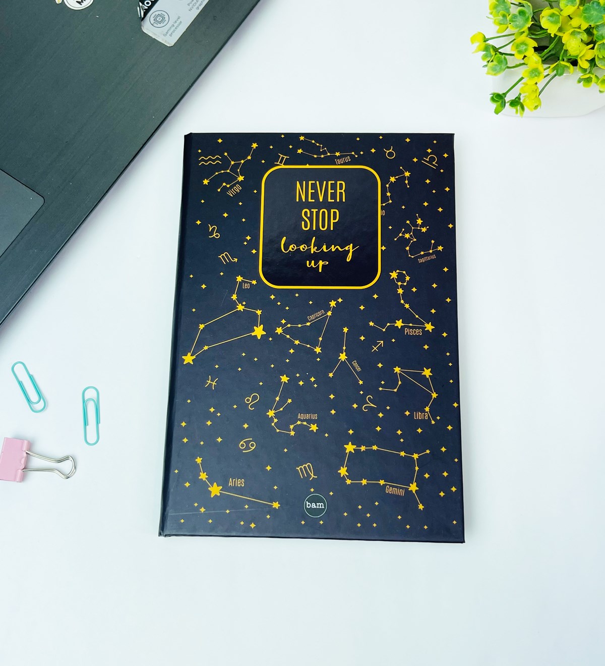 Yıldız Haritası Tasarımlı Lastikli DeftergiftmodaGmd100456