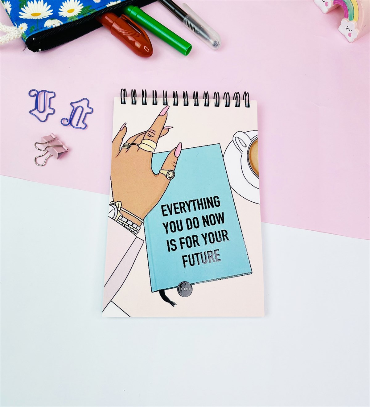 17x11Cm Sketch Book - Eskiz Defteri - 80 Gr - 60 YaprakgiftmodaGmd100575-Her-Şey-Gelecek-İçin