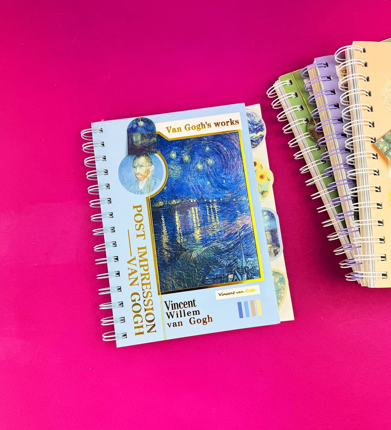 Van Gogh Hologram Kapaklı DeftergiftmodaBM-1550