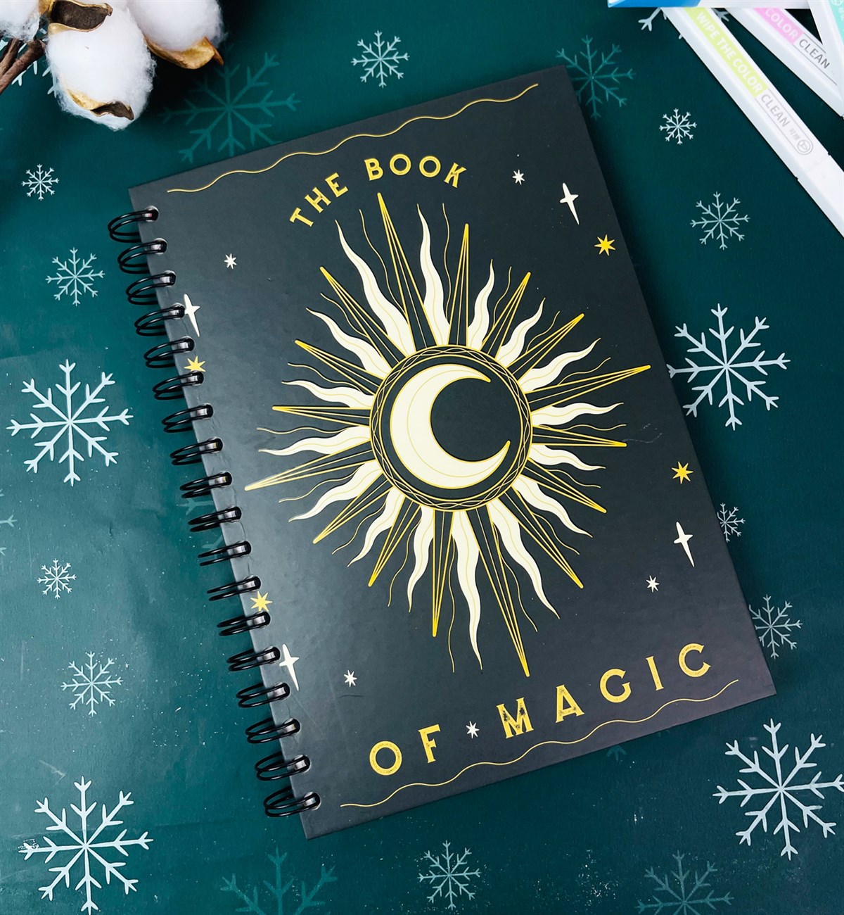 Sihir Kitabı Tasarımlı Konuşan AjandagiftmodaGmd100027