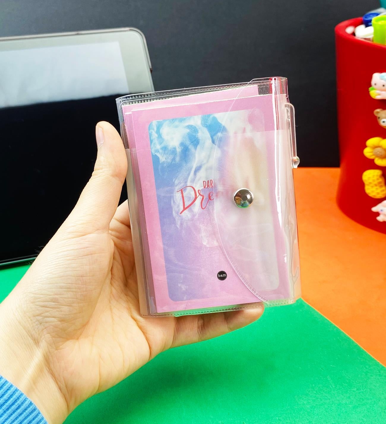 Dare To Dream Tasarımlı PP Mini Çanta Defter Ve Kalem SetgiftmodaBAM-1143-1