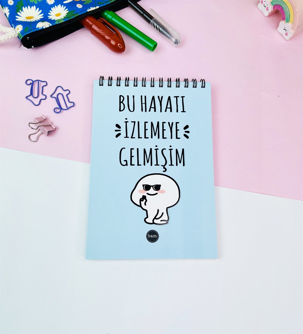 17x11Cm Sketch Book - Eskiz Defteri - 80 Gr - 60 YaprakgiftmodaGmd100565-Bu-Hayatı