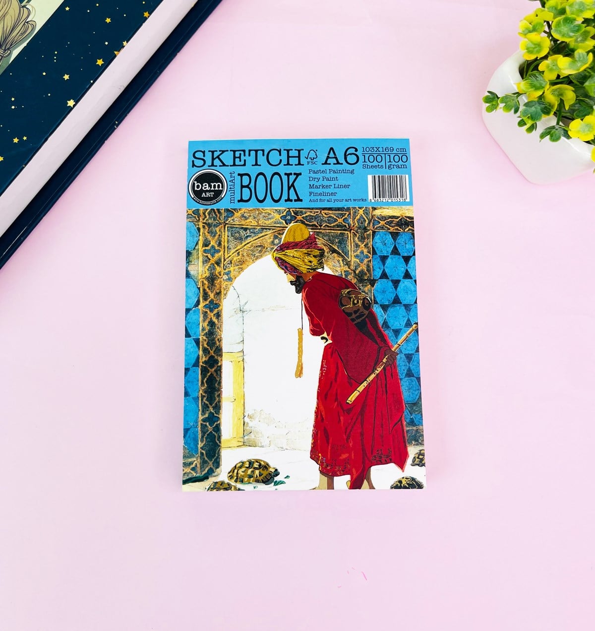 A6 Sketch Book - Eskiz Defteri - 100 Gr - 100 YaprakgiftmodaGmd100487-Kaplumağa-Terbiyecesi