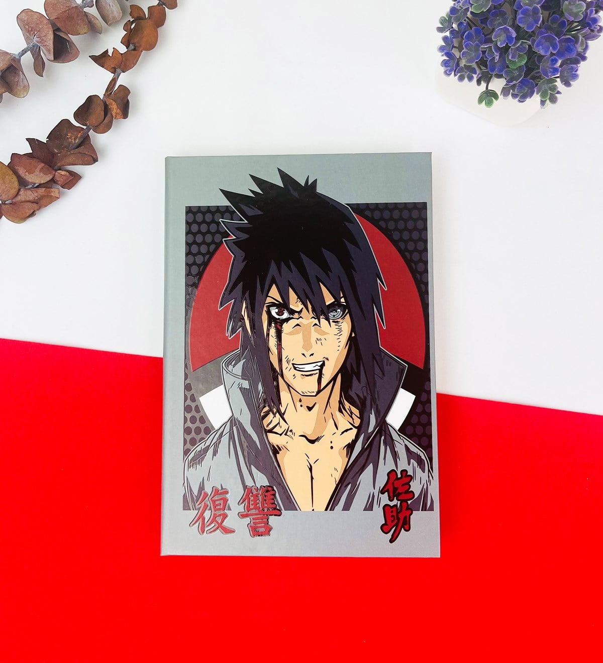 Sasuke Anime Tasarımlı Lastikli DeftergiftmodaGmd100244