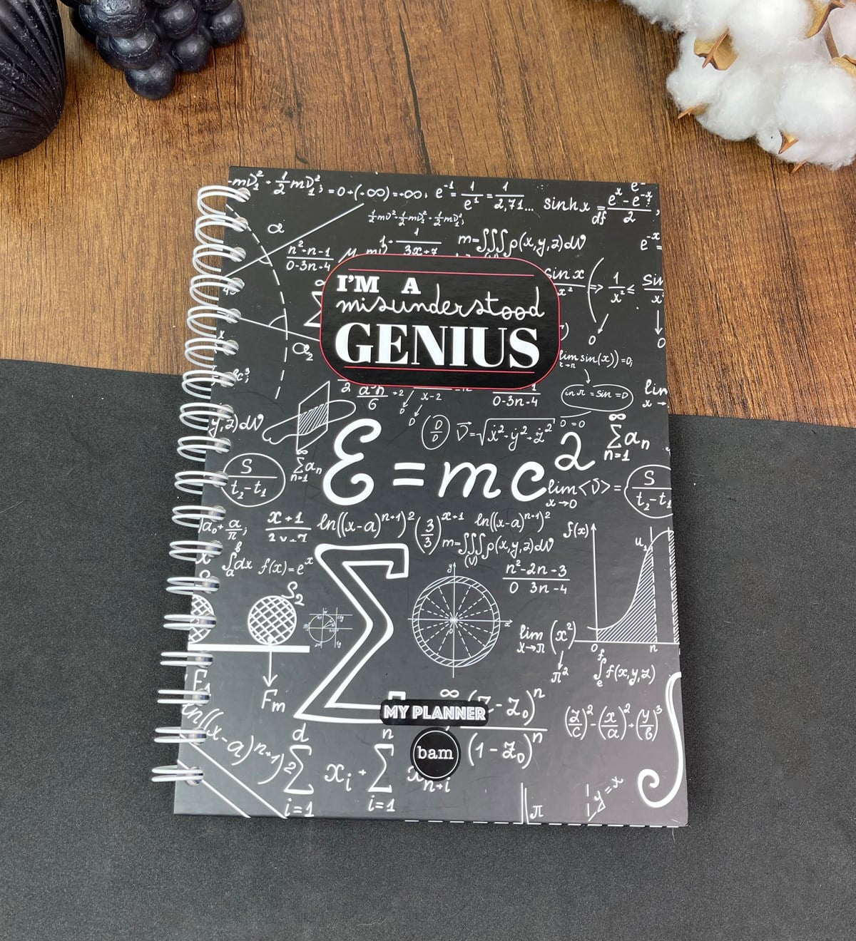 Yanlış Anlaşılan Dahiyim Tasarımlı Konuşan Ajandagiftmoda Gmd100491