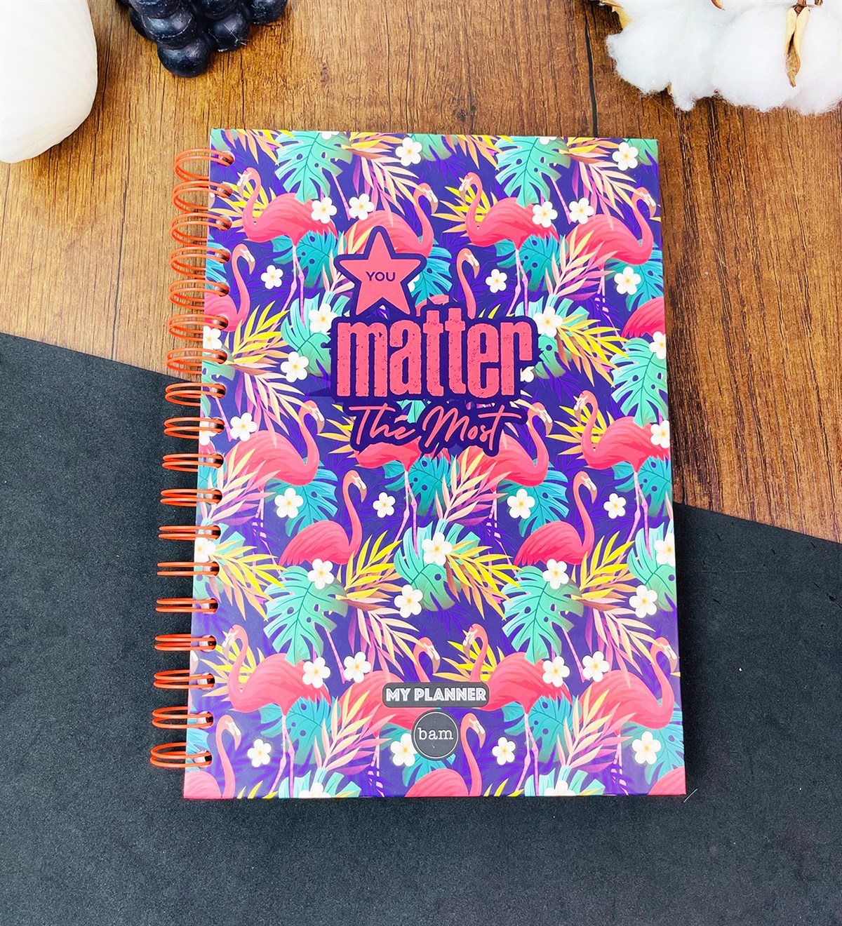 Flamingo Motto Tasarımlı Konuşan AjandagiftmodaGmd100615