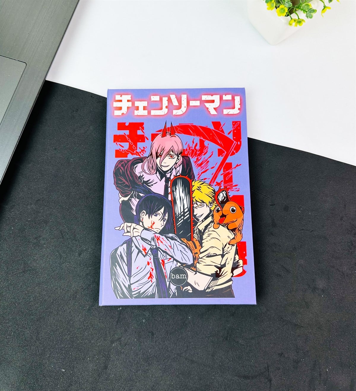 Team Chainsaw Tasarımlı Lastikli DeftergiftmodaGMD0001-13	