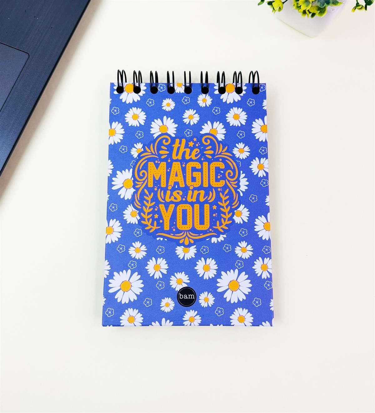 17x12Cm Sketch Book - Eskiz Defteri - Siyah Sayfa - 120 Gr - 64 YaprakgiftmodaBam-3002-5-Mor-Papatya