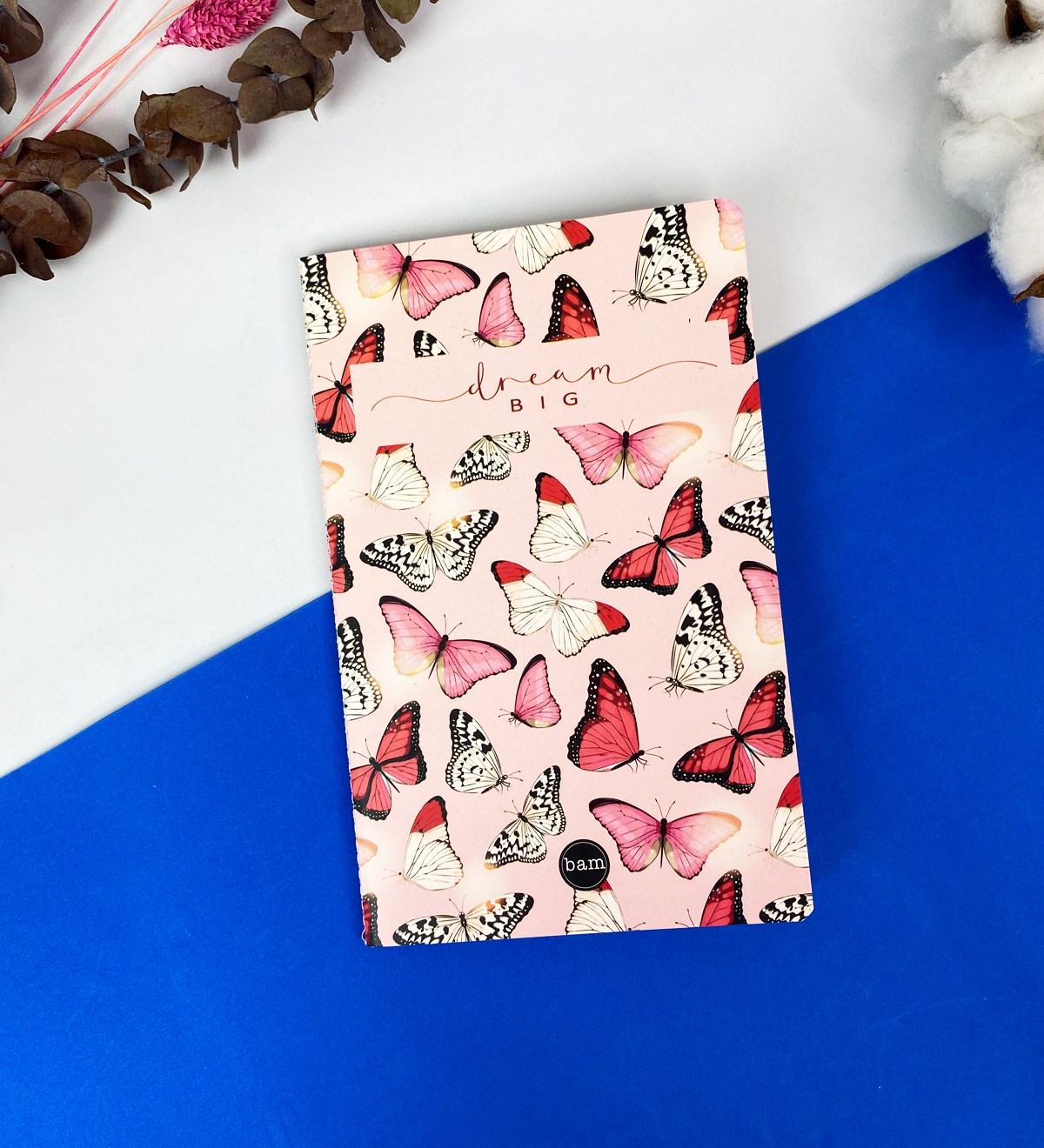 Kelebek Tasarımlı Dikişli DeftergiftmodaGmd100339