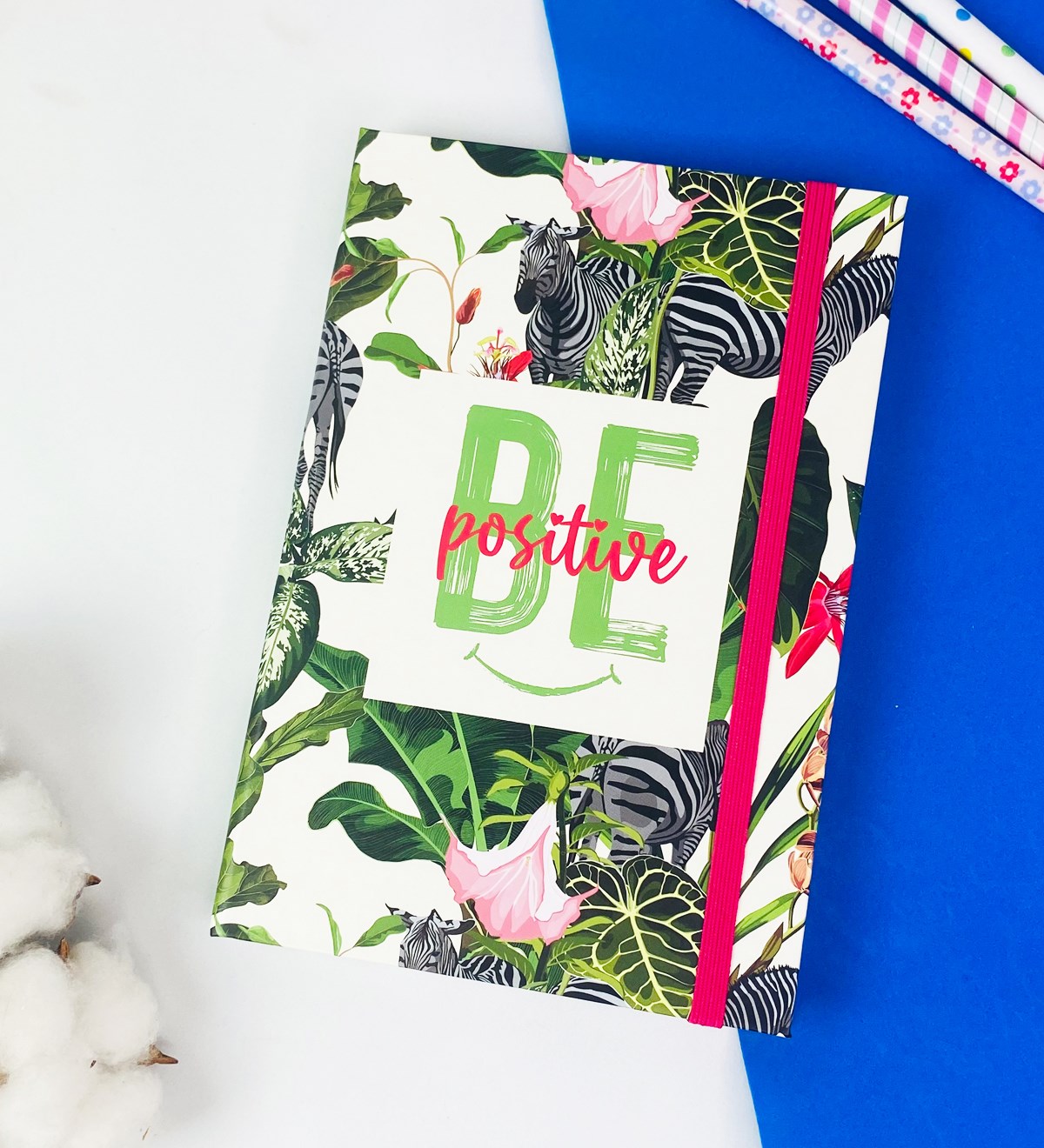 Be Positive Tasarımlı Lastikli DeftergiftmodaGmd100306