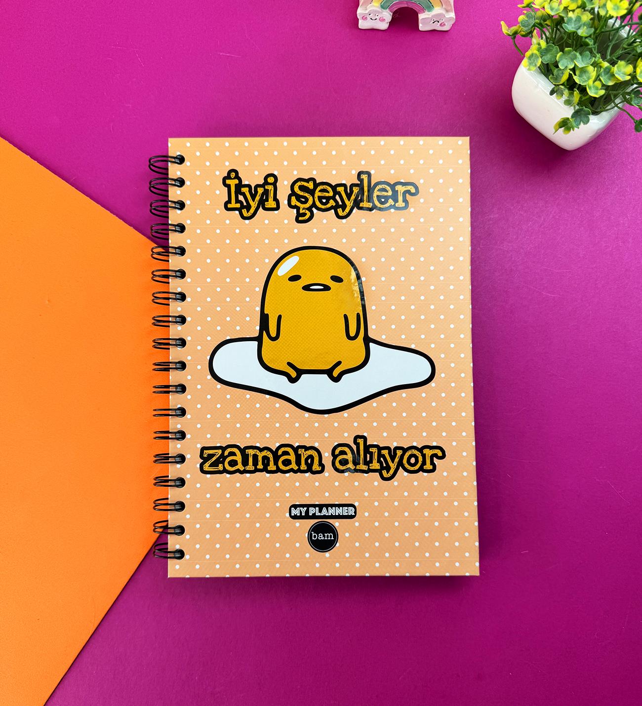 İyi Şeyler Zaman Alıyor Tasarımlı Konuşan Ajanda	giftmodaBam-1318