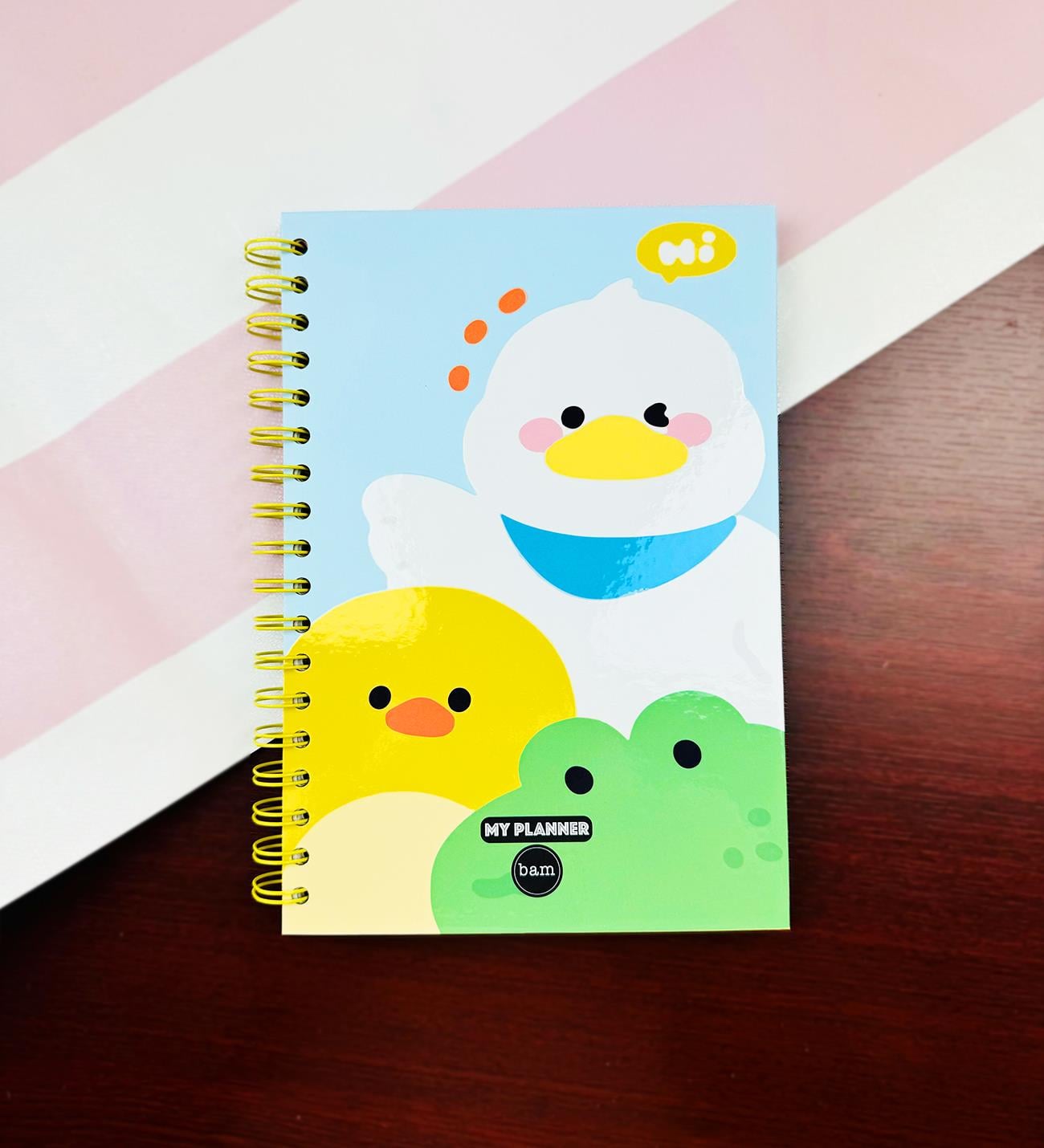 Ördek Civciv Kurbağa Tasarımlı Konuşan AjandagiftmodaBAM-1310	