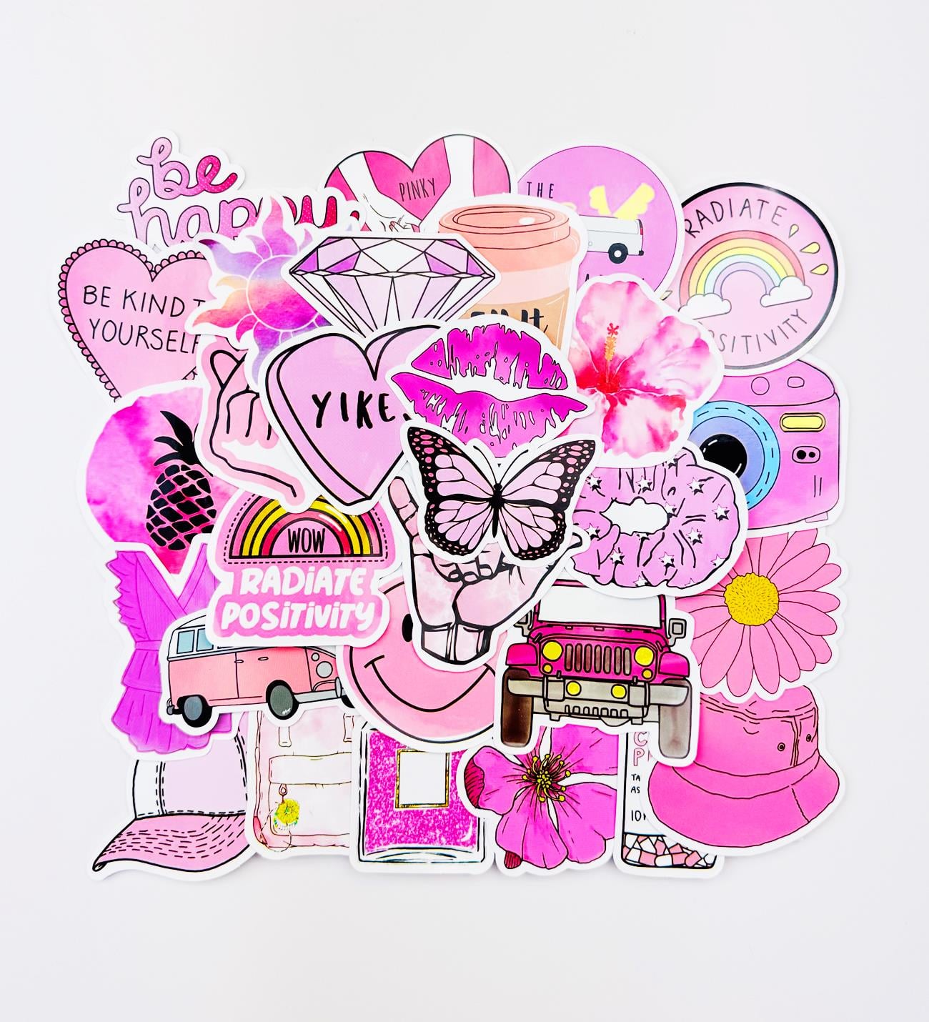 25'li Su Geçirmez Opak Sticker Seri : 23giftmodaBM-1022-22