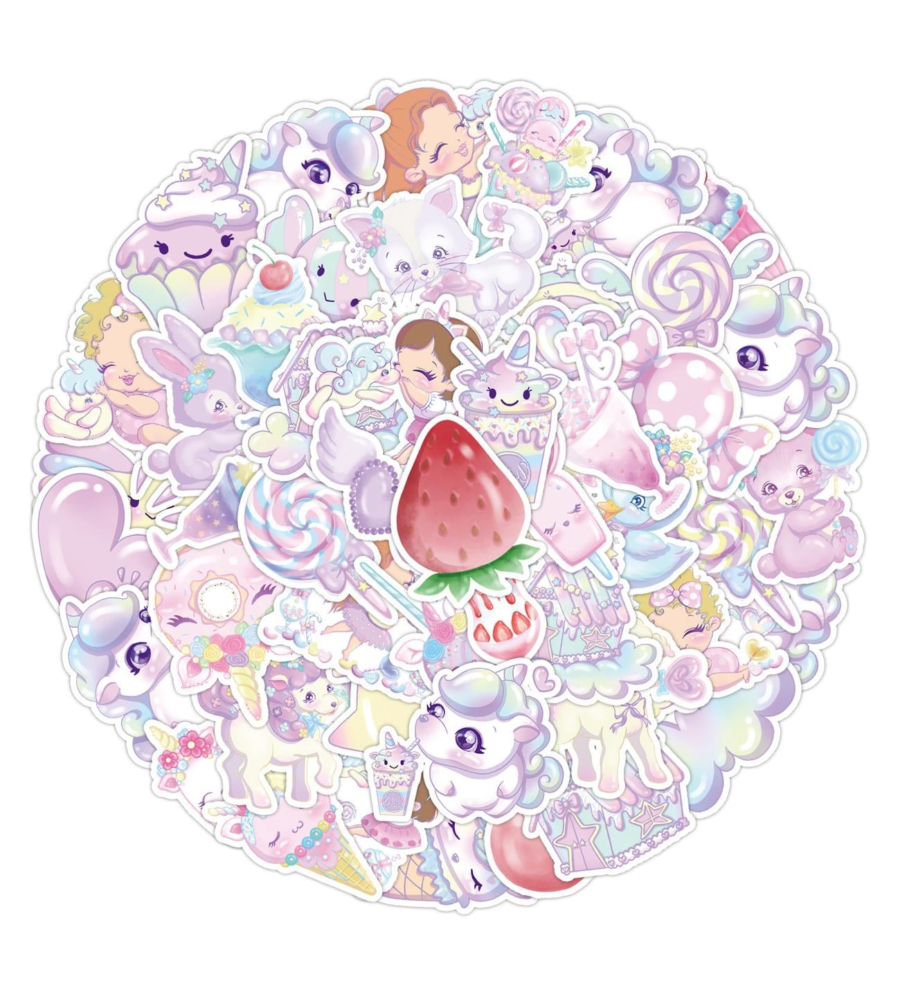 25'li Su Geçirmez Opak Sticker Seri : 21giftmodaBM-1022-20