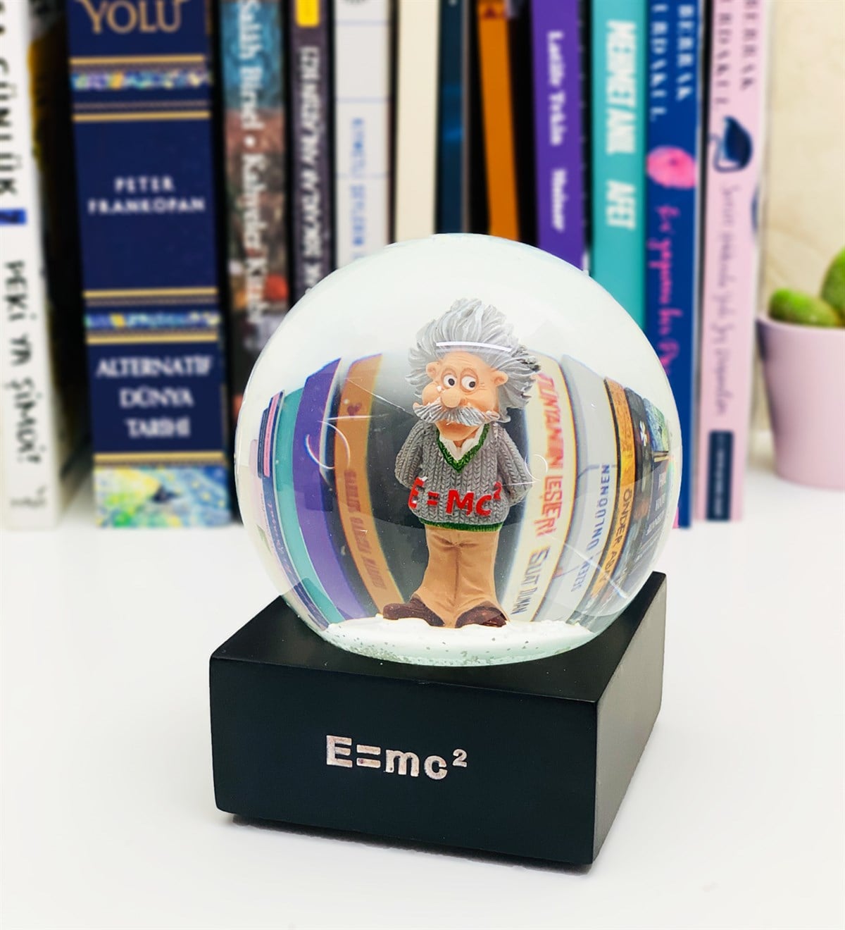 Einstein Işıklı Kar KüresiGiftmodaWG-015