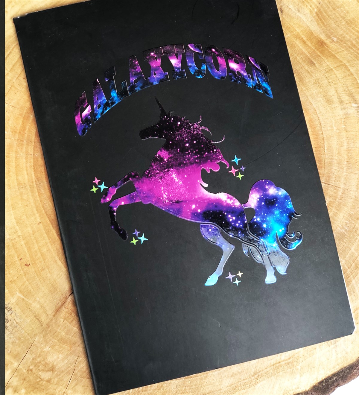 Galaxycorn Tasarımlı Lak DefterGiftmodaGalaxycorn-Lak-Defter