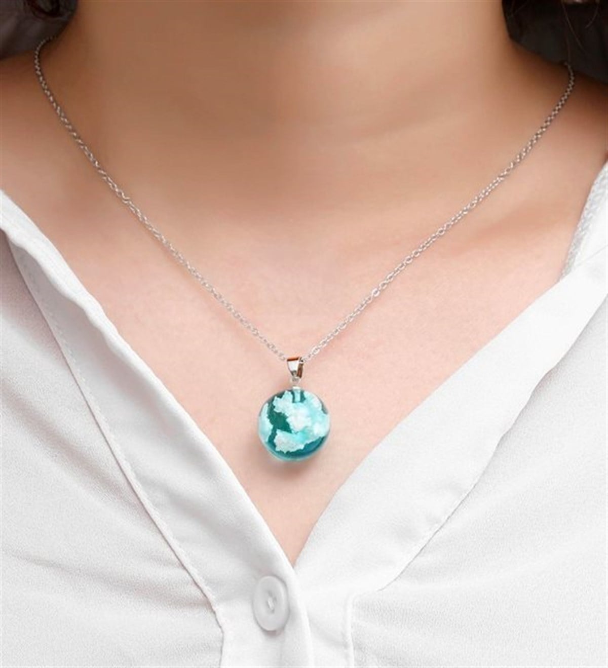 Gece Parlayan Bulut KolyeGiftmodablt-kolye