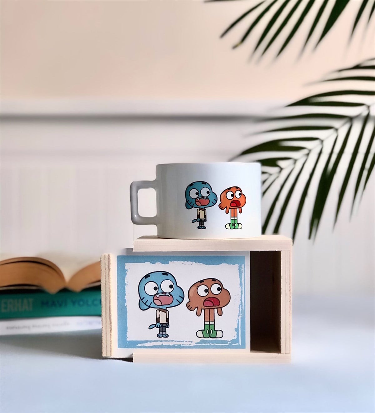Gumball Darwin Tasarımlı Kutulu KupaGiftmodaGumball-Darwin-Kutulu-Kupa