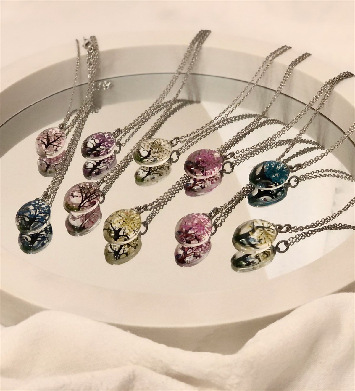 Hayat Ağacı Damla KolyeGiftmodaGmky100014