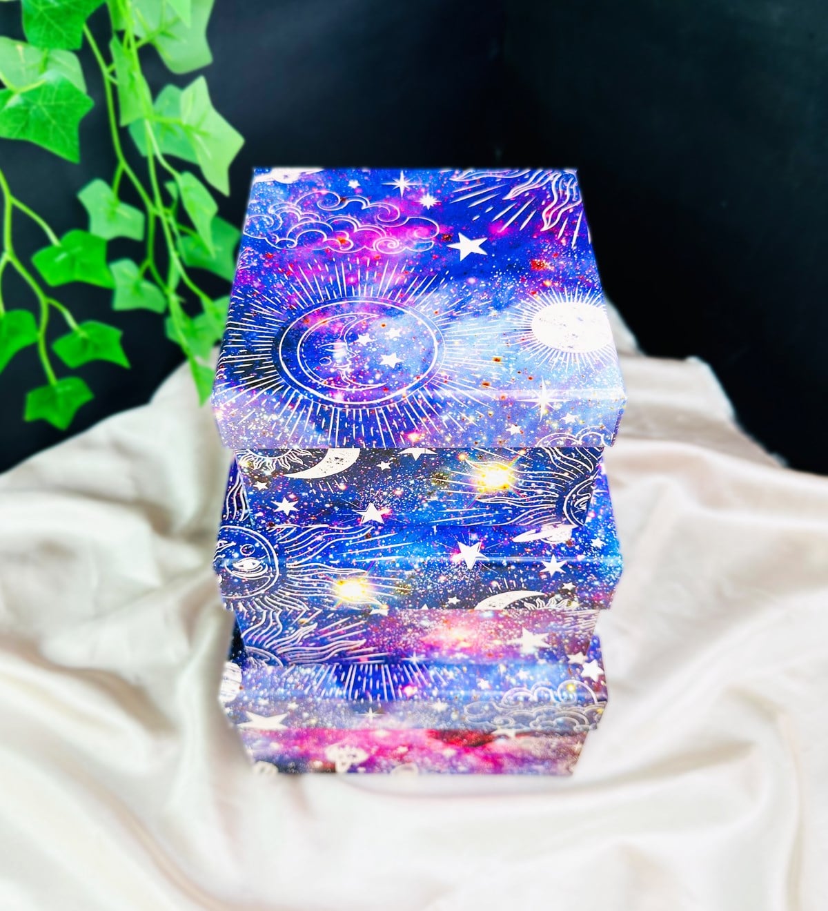 Space Tarot Tasarımlı 3'lü KutugiftmodaGmhk10063