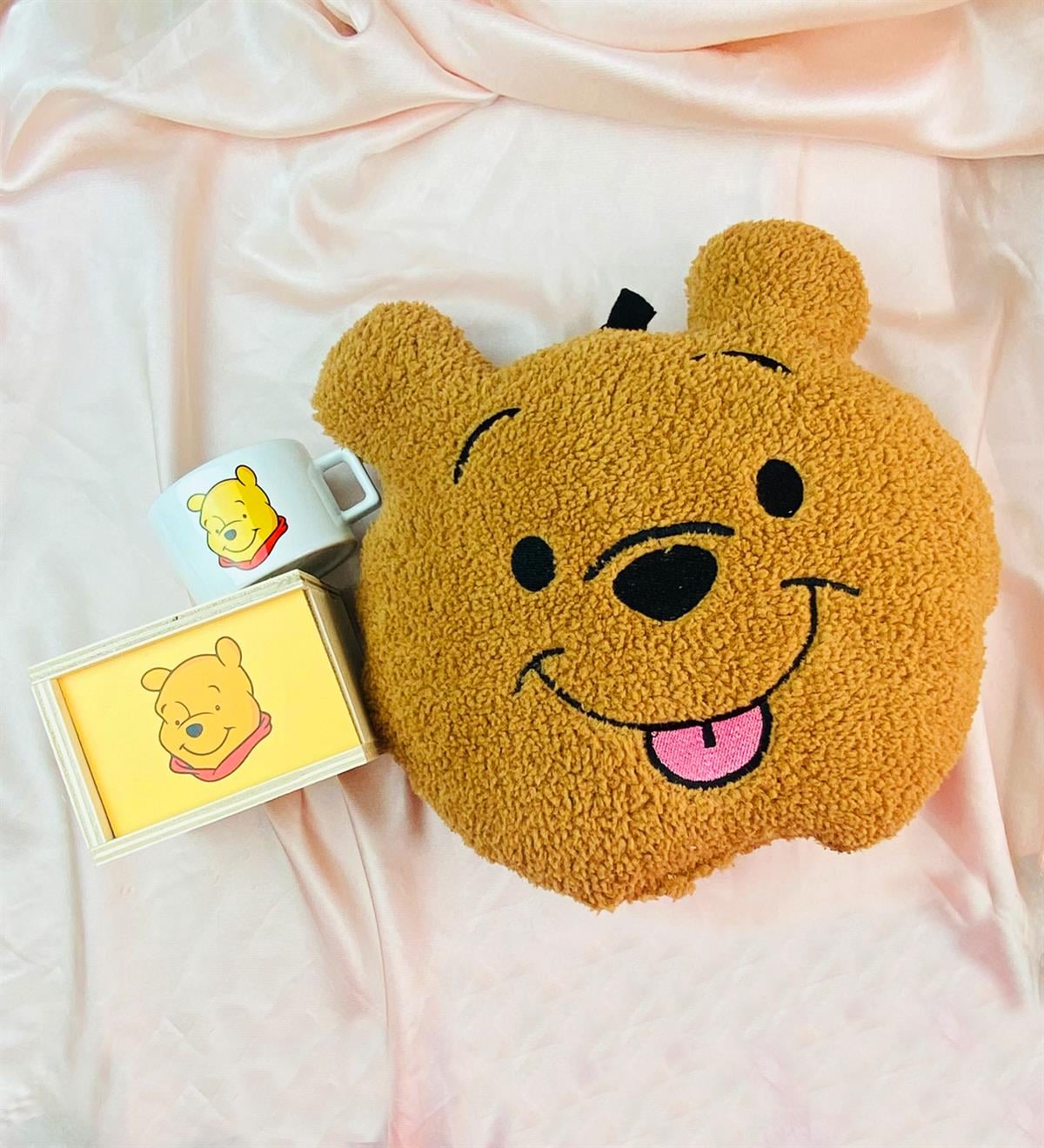 Sevimli Ayı Tasarımlı Yastık Ve Kutulu Kupa SetgiftmodaGmhs101922