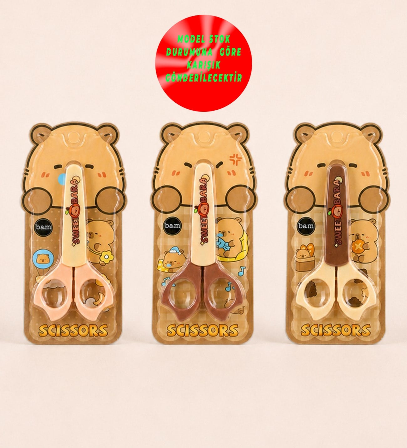 Capybra Temalı MakasgiftmodaBM-2524