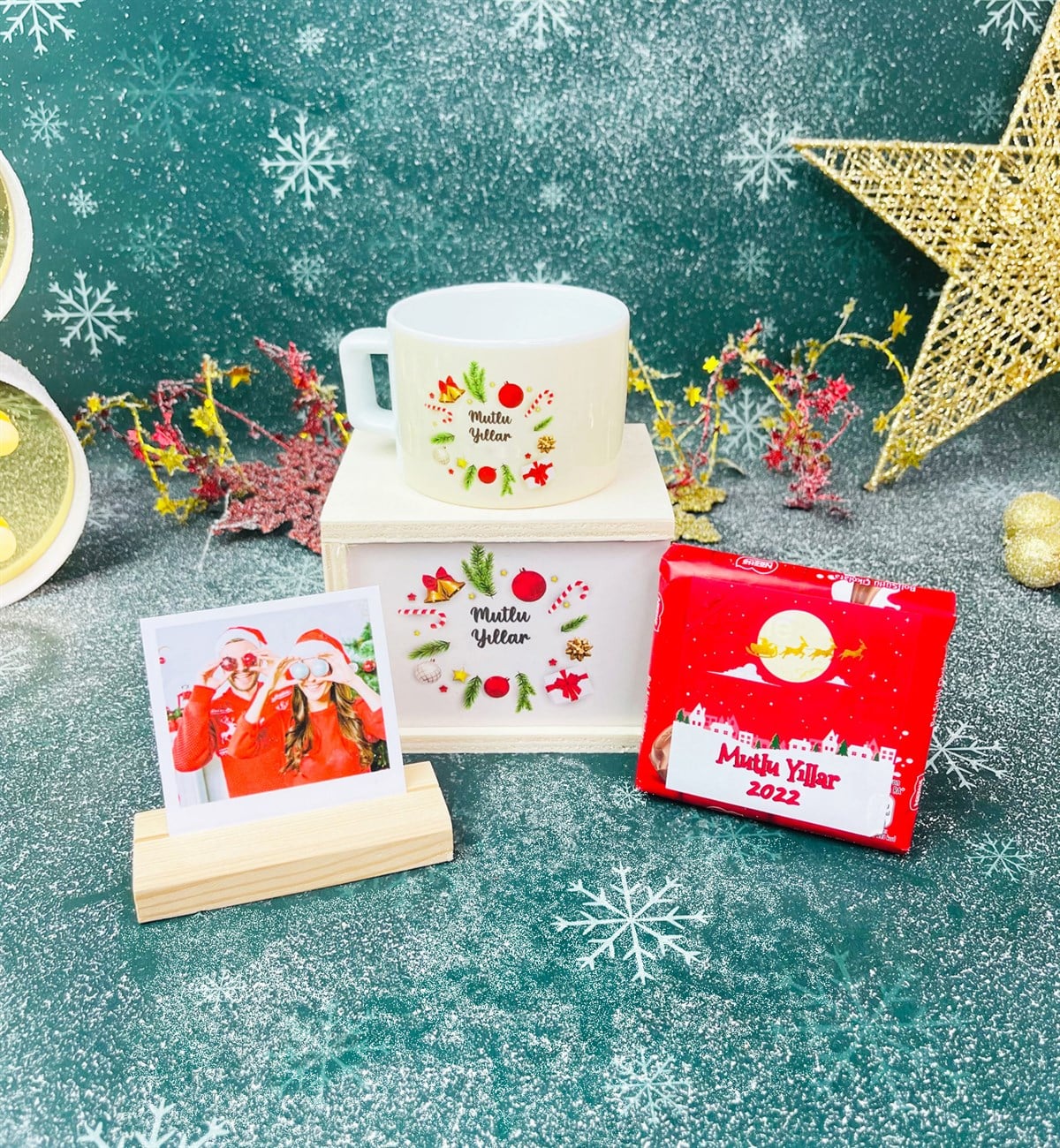 Mutlu Yıllar Tasarımlı Yeni Yıl Hediye SetigiftmodaGmhs101344