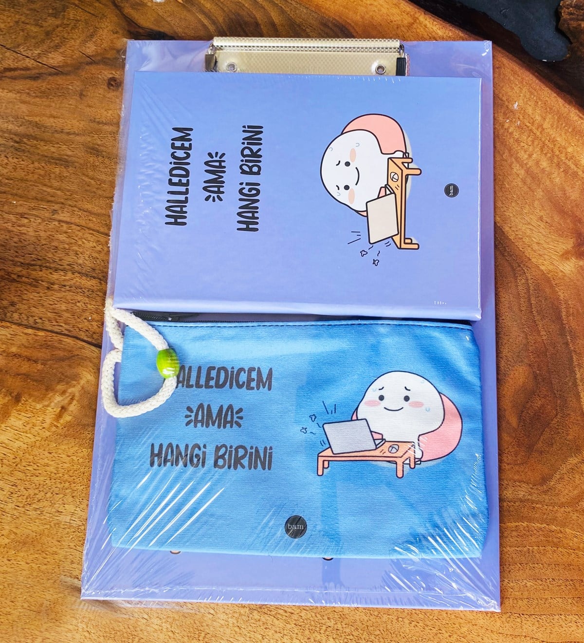 Halledicem Ama Hangi Birini Sekreterlik Defter Kalemlik Kırtasiye SetigiftmodaGmhs101752