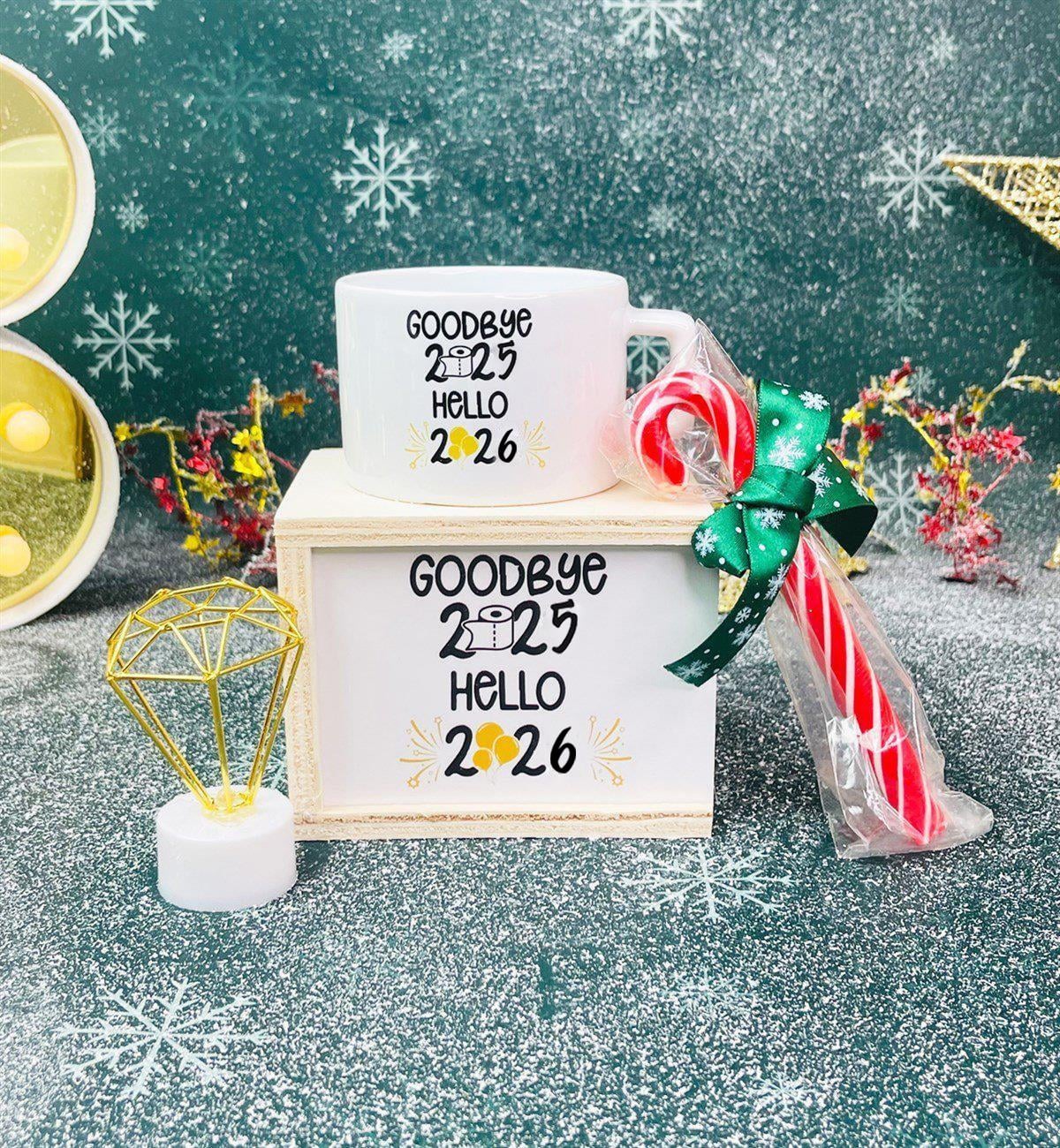 Güle Güle 2024 Merhaba 2025 Tasarımlı Yeni Yıl Hediye SetigiftmodaGmhs101300