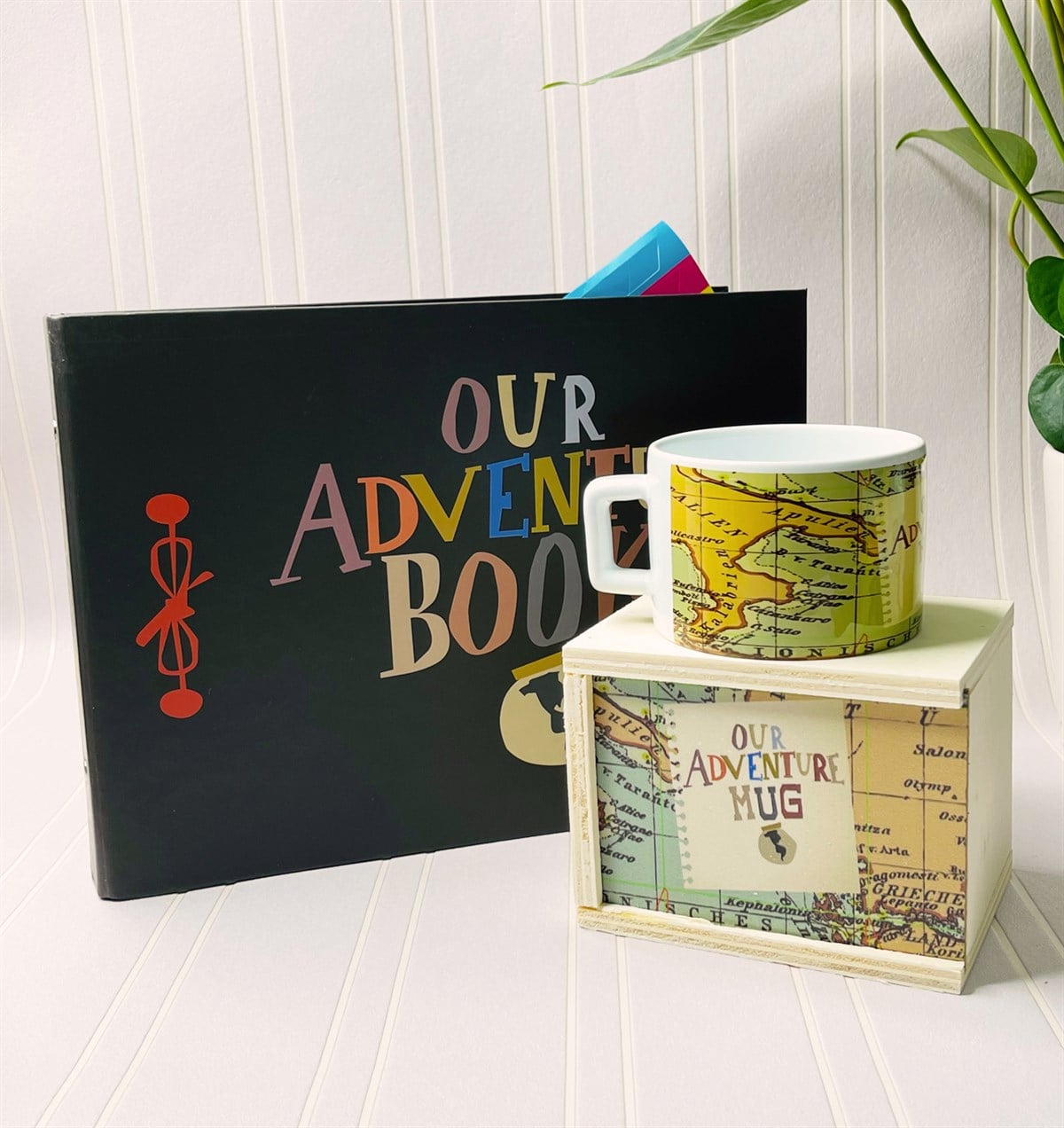 Our Adventure Book Tasarımlı Klasör Albüm Ve Kutulu Kupa SetgiftmodaGmhs101219