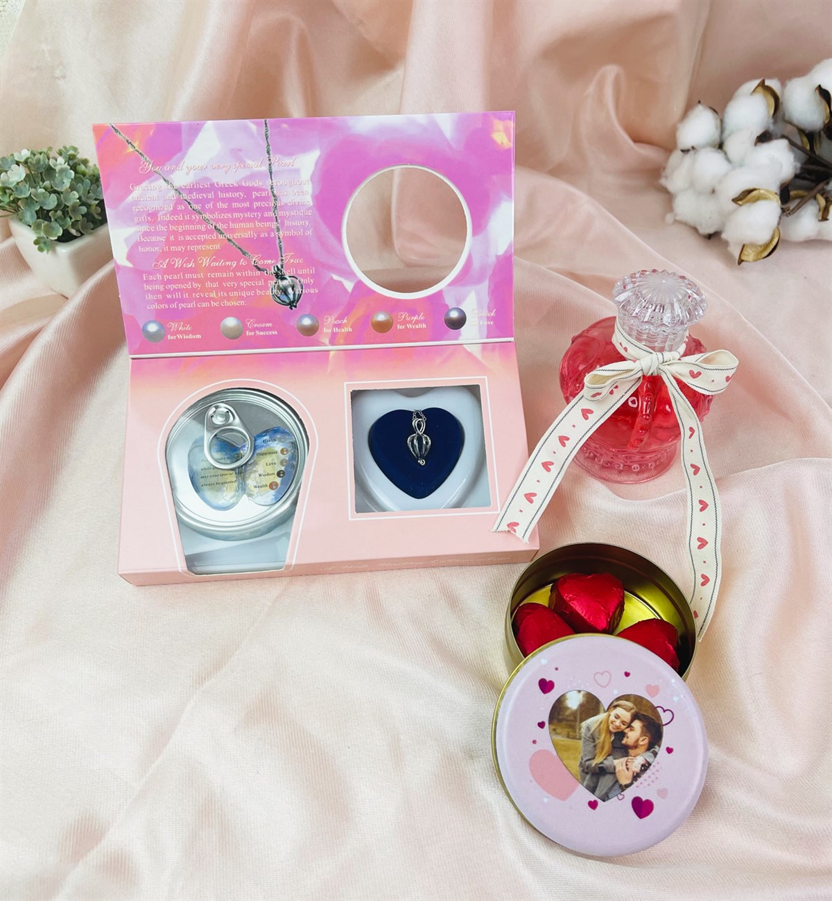 Kişiye Özel Kalp Temalı Sevgiliye Hediye SetigiftmodaGmhs101500