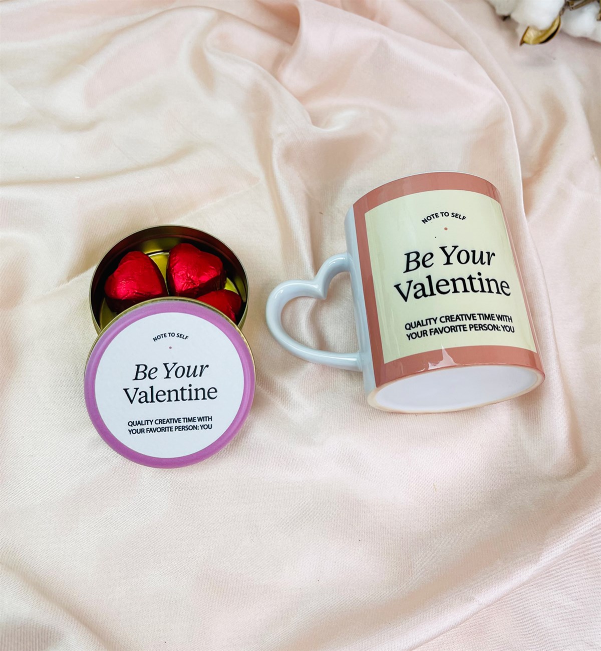 Be Your Valentine Kalp Kulplu Kupalı Sevgiliye Özel Hediye SetigiftmodaGmhs101537