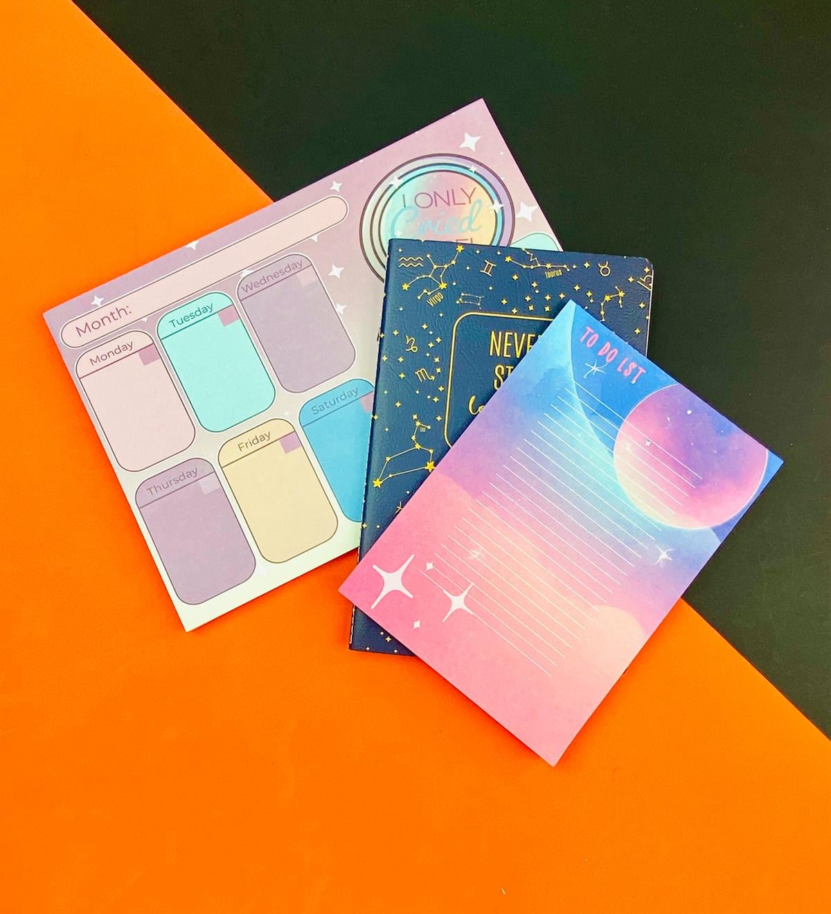 To Do List Yapılacak Listesi Dikişli Defter ve Klavye Önü Haftalık Planlayıcı Set:8giftmodaGmhs101941