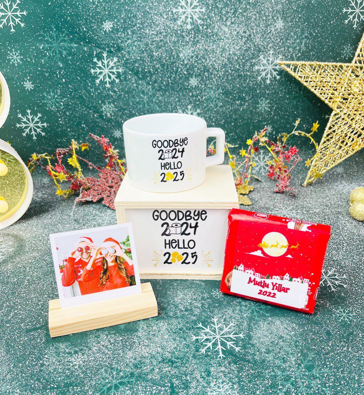 Güle Güle 2024 Merhaba 2025 Yılbaşı Tasarımlı Yeni Yıl Hediye SetigiftmodaGmhs101343